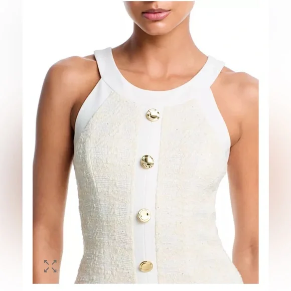 Black Halo Didi Mini Dress NWT - Picture 3 of 5